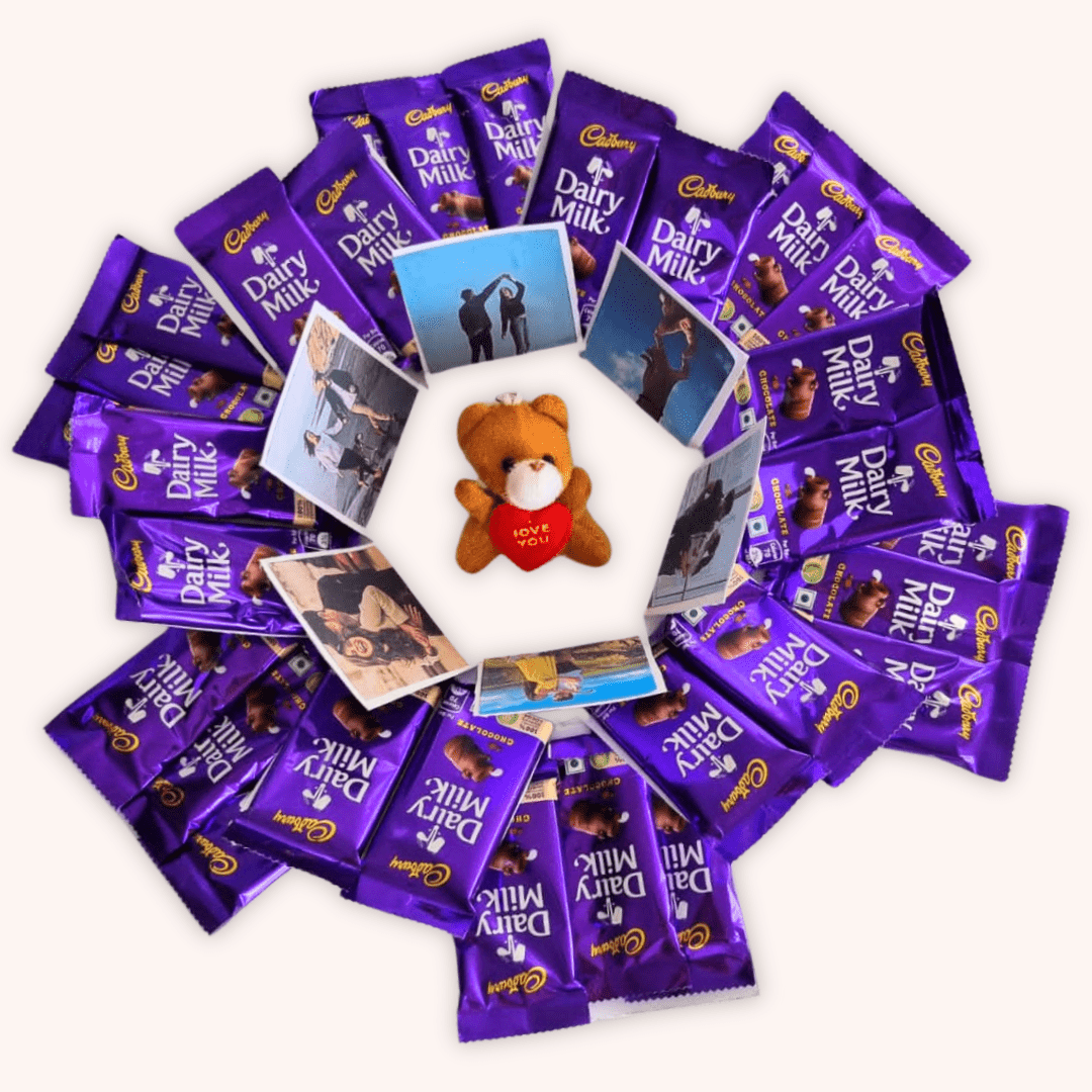 3 layer Dairy milk Explosion Box