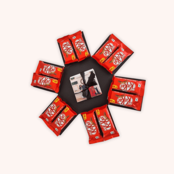 Single Layer Kitkat Explosion Box